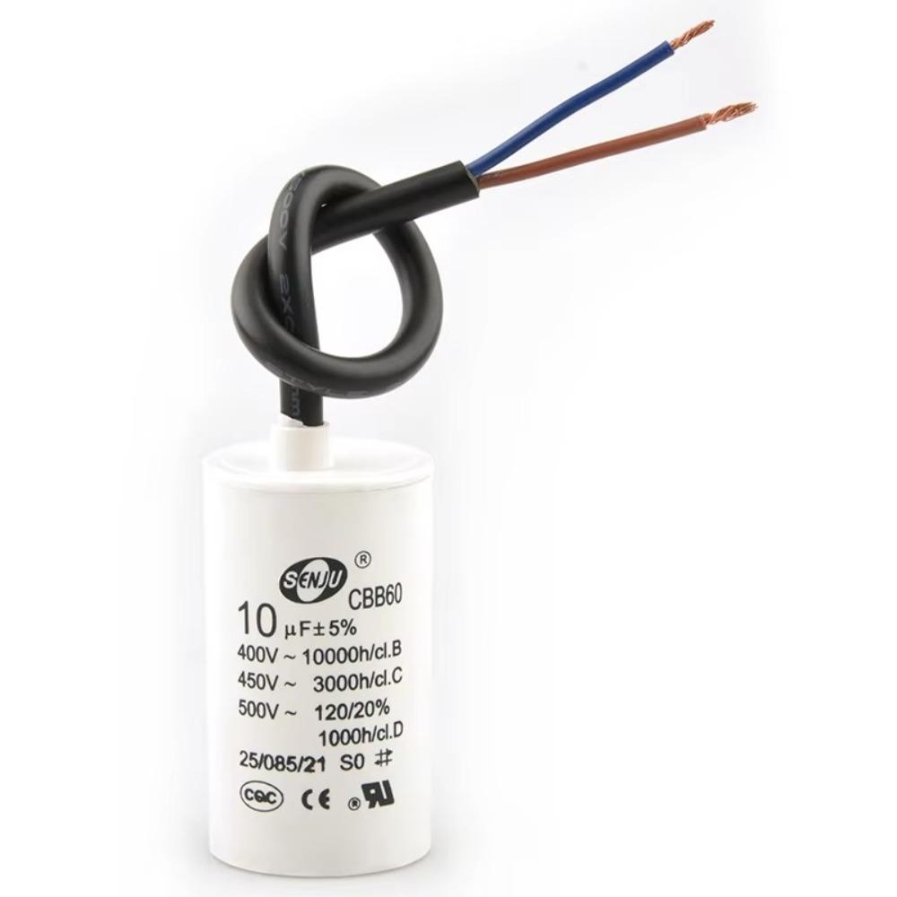 450V Motor Run Capacitor Round Water Pump Capacitor Reliable Washer Capacitor