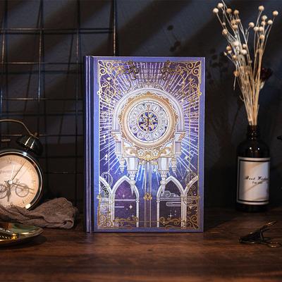 European Style Retro Custom Stationery Journals Creative Retro Magic Diary Colorful Inner Pages Hardcover Sewing Binding Paper
