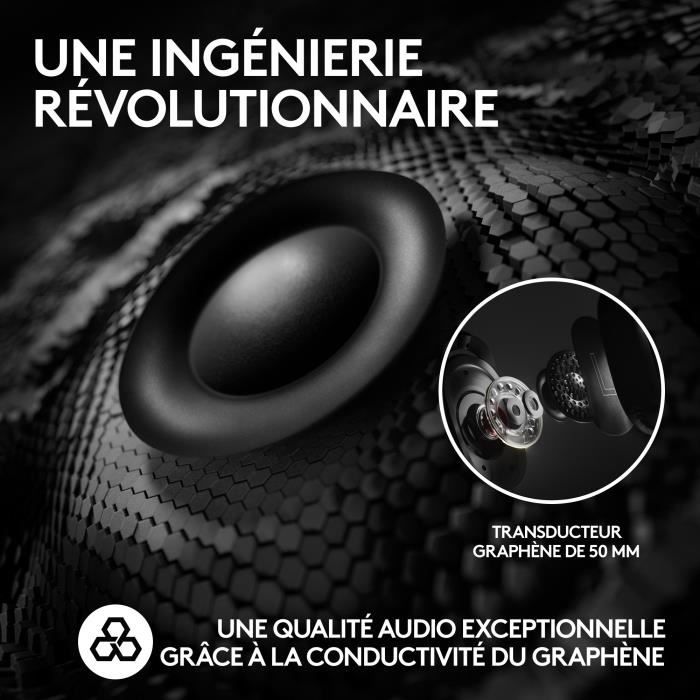 Casque gamer - Sans fil - Logitech G - Pro X 2 Lightspeed - Bleutooth - PS5, PS4, PC - Rose