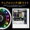 Новый двойной кольцевой 120-миллиметровый корпус RGB LED для материнской платы, 5 В, скорость RGB, синхронизация, концентратор вентилятора X пульт дистанционного управления, 3 шт. 1 комплект, вентилятор EZDIY-FAB, синхронизация, регулируемый, вентилятор, -