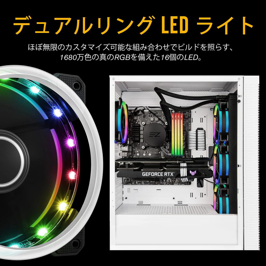 Новый двойной кольцевой 120-миллиметровый корпус RGB LED для материнской платы, 5 В, скорость RGB, синхронизация, концентратор вентилятора X пульт дистанционного управления, 3 шт. 1 комплект, вентилятор EZDIY-FAB, синхронизация, регулируемый, вентилятор, -