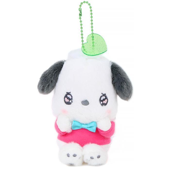 Sanrio Pochacco Mascot Holder Mini Plush Toy (Emo-kyun)