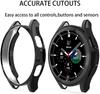 Чехол для Samsung Galaxy watch 4/5 44мм 40мм 46мм 42мм аксессуары Покрытый ТПУ Бампер крышка Защитное стекло Galaxy watch4 classic
