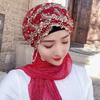 Bohemian Feather Lace Bandana Hat Ethnic Style Breathable Eco-Friendly Four Seasons Travel Headgear