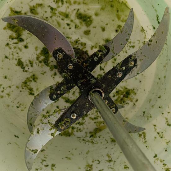 Бытовой измельчитель травы Лезвие Регулируемый диаметр Корм для скота Овощная трава Измельчение Острое лезвие из нержавеющей стали Замена