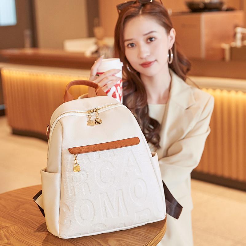 Женская сумка из искусственной кожи, модный рюкзак для путешествий большой емкости