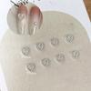 10Pcs/Bag Mini Love Nail Decals Alloy Manicure Accessories  DIY Manicure Designs Supplies