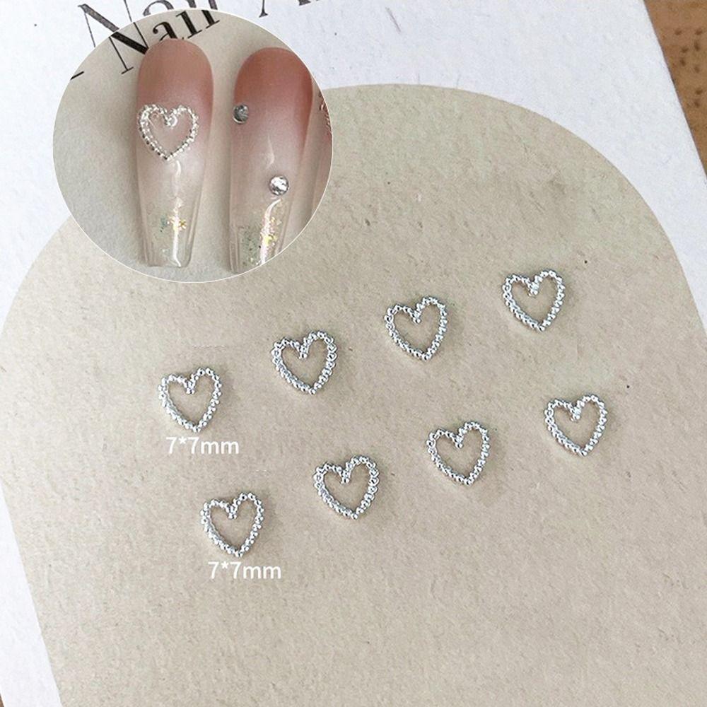 10Pcs/Bag Mini Love Nail Decals Alloy Manicure Accessories DIY Manicure Designs Supplies