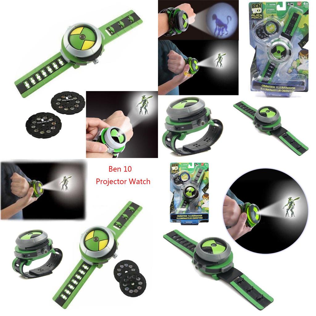 Захватывающие часы-проектор Ben 10 Alien Force Omnitrix Illuminator, подарок для детей