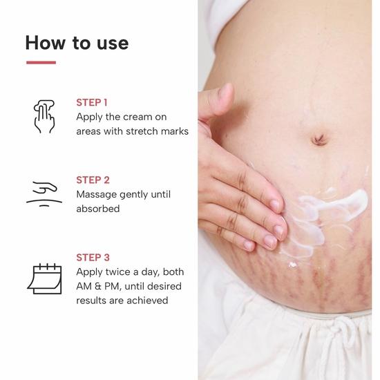 DERMATOUCH Bye Bye Stretch Mark Cream for Pregnancy To Reduce Stretch Marks & Scars | With Shea Butter & Cocoa Butter | 125G