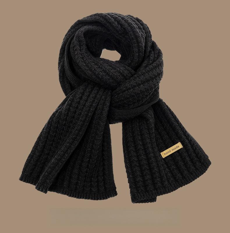 Устойчивый к холоду, Теплый шарф, Женский, Толстый, Шерстяной, Вязаный шарф, Шаль, Вязаный шарф