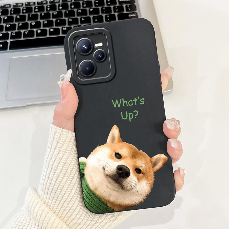 Чехол для Realme C35 Чехол для телефона Realme Narzo 50A Prime Милый мультяшный Защита камеры Мягкий Funda Для Realme Narzo 50A C 35 Coque