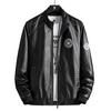 L-8XL кожаная куртка мужская пальто свободная плюс толстый плюс большой размер толстый красивая кожаная куртка мужская