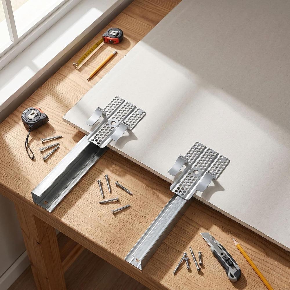 30pcs Screws Included Drywall Fastener Clips 1/2 Inch Panels Drywall Clips Kit For Damaged Walls