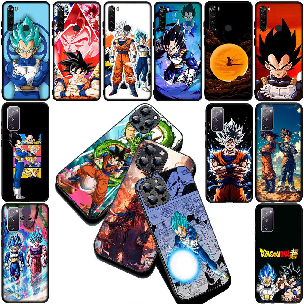 Vegeta Dragons Gokus Balls Super Cover for Samsung Galaxy S22 S21 S20 FE Ultra Plus A07 A15 A16 A17 A25 A37 A57 + Phone Case