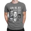 Винтажные Футболки Lana Del Ray для Медового Месяца Мужские Смешные Хлопковые Футболки С Коротким Рукавом С Круглым Вырезом Больших Размеров