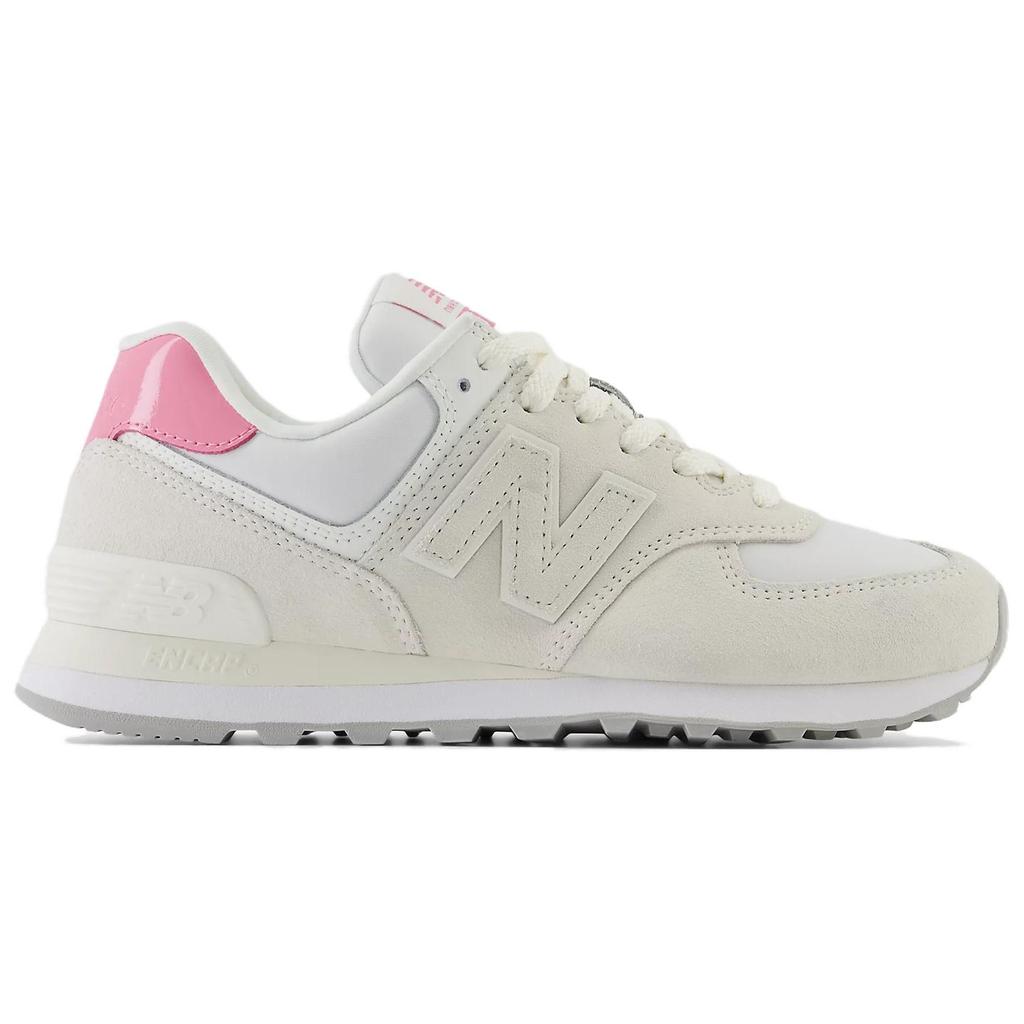New Balance 574 Sea Salt Real Pink Женские кроссовки Кремовые WL5742BA