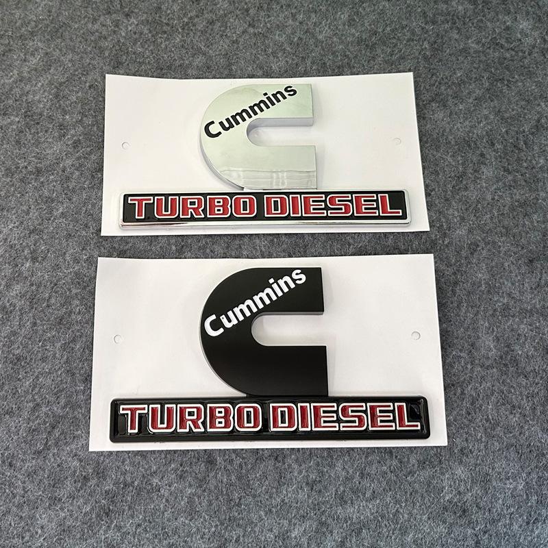 Автомобильные наклейки с логотипом CUMMINS TURBO DIESEL для пикапа Dodge RAM 1500 2500, аксессуары для тюнинга, декоративные наклейки на боковую часть кузова
