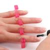 2 Pcs Silicone Soft Toe Separator Finger Spacer for Manicure Pedicure Nail Tool