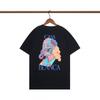 Casablanca Short Sleeve T Shirt Men Women Hip Hop Style Casual Top Cotton Blend