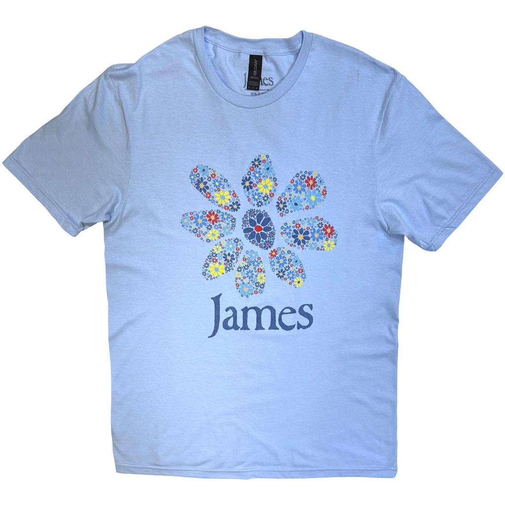 James Multiple Daisy Logo Official Tee T-Shirt Mens