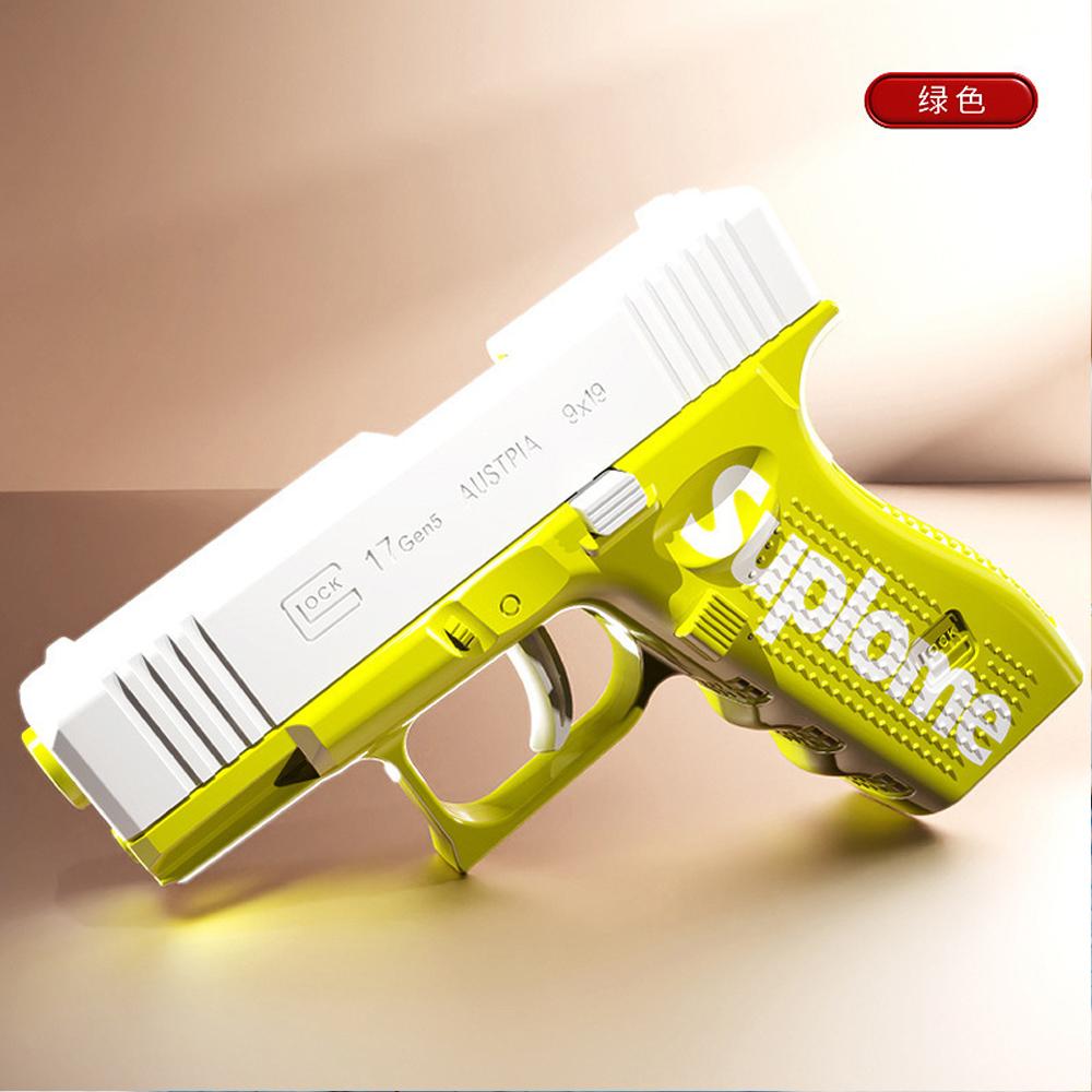 Children's Water Gun Manual Continuous Glock Water Gun Boys and Girls Play Bucket Cooling Toys In Summer Water Gun