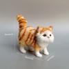 Kitten Figures Simulation Cat Ornament Gift for Kid Children Bedroom Decoration