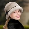New Fur Hats In Winter Shopping Warm Fisherman Hats Fashion Hats Bow Ladies Fur Hats Tide