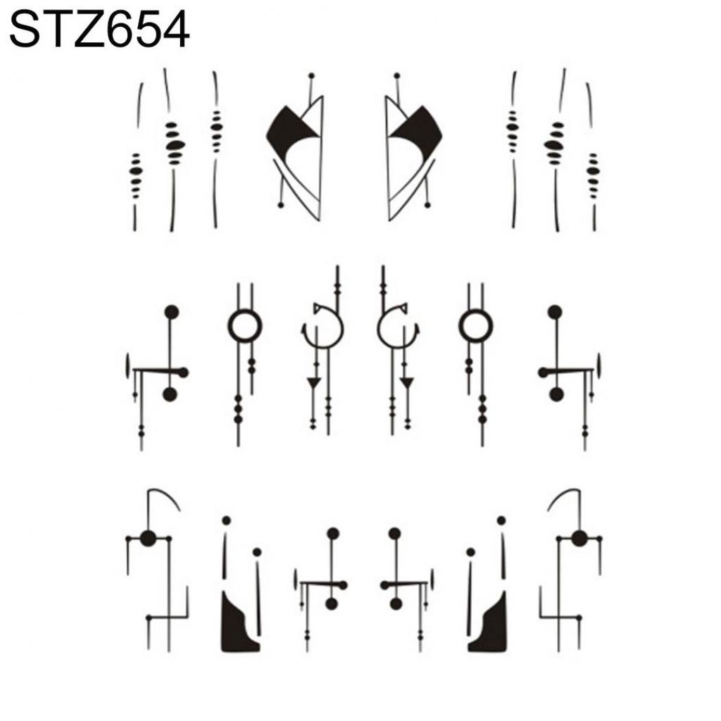 Наклейки аппликация для маникюра и дизайна ногтей