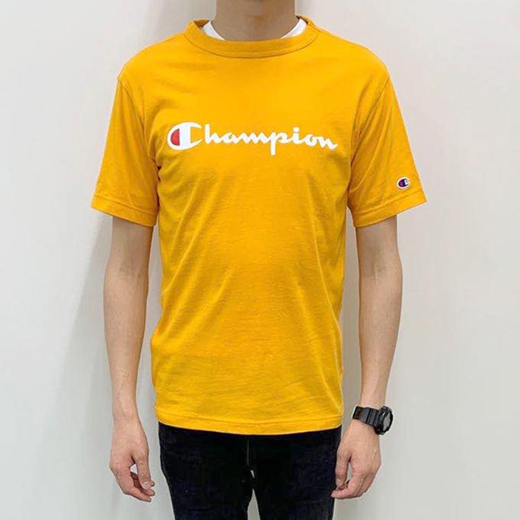 Champion Logo Print Crew Neck T-shirt C3-P302-C740