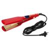 Ceramic Flat Iron Red Ergonomic Handle Fast Heating Smart Thermostat Hair Straightener for Salon