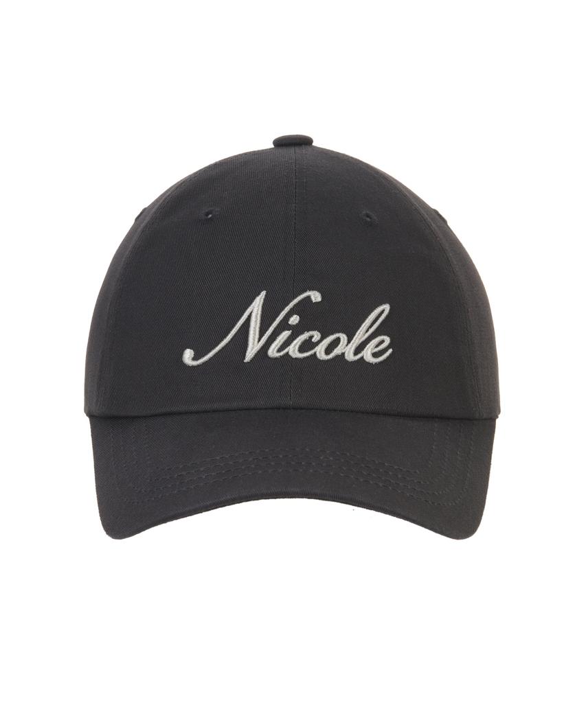 Кепка с вышивкой Nigaennikol Nicole_Угольный