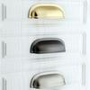 Shell Style Shell Cabinet Handle Zinc Alloy Drawer Pull Handles Fashion Furniture Knobs  Door