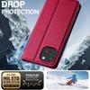 Серия LC.IMEEKE L1 для iPhone 14/13 Чехол из ПУ кожи Кошелек Подставка Защитная крышка для телефона