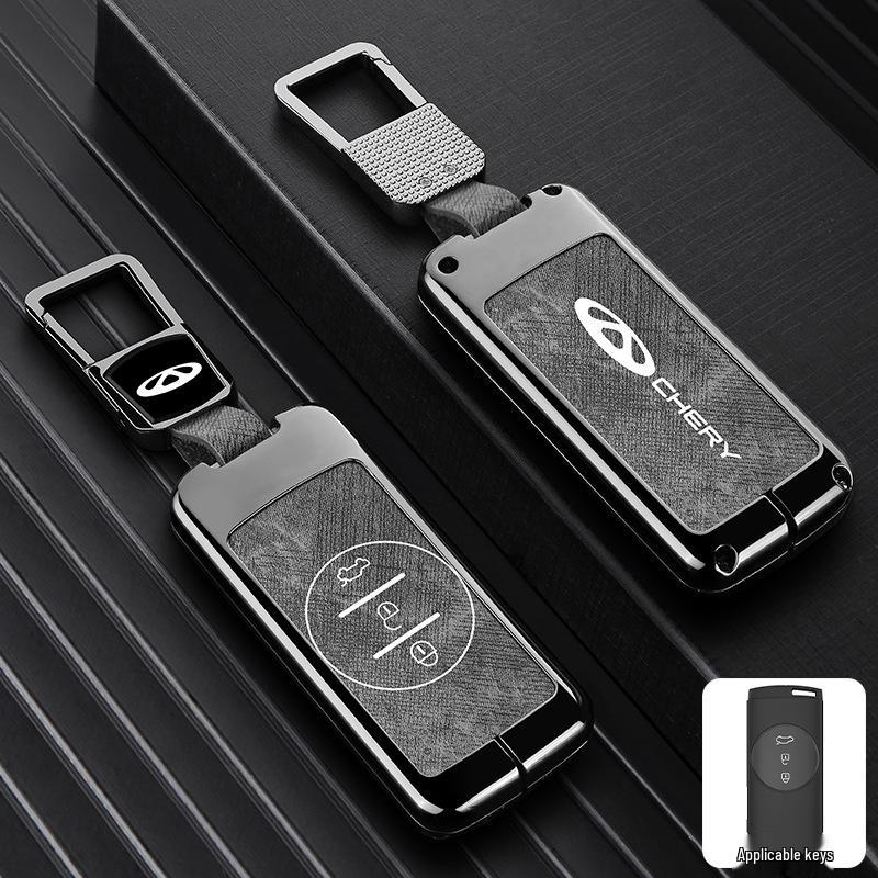 Чехлы-брелоки из цинкового сплава для Chery, Tiggo 8, 7 Plus - Полное покрытие, 5-кратная защита от падений