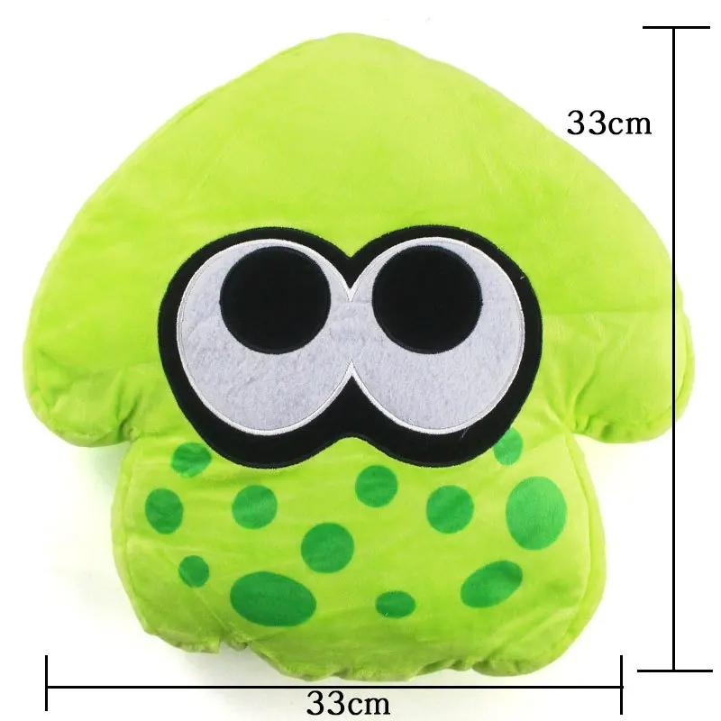 33 см оранжевый зеленый Splatoon Inkling аниме кавайный животное Pollow подушка плюш Peluche мягкий набитый мультфильм игрушки куклы дети подарок