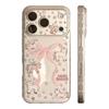 Прозрачно-розовый Пони Подходит для чехла на мобильный телефон Apple 17 Iphone16promax Модный Популярный чехол для мобильного телефона