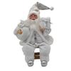 14 Inch Sitting Santa Claus Statue Christmas Character Decoration Christmas Creative Santa Claus Doll Christmas Party Decoration