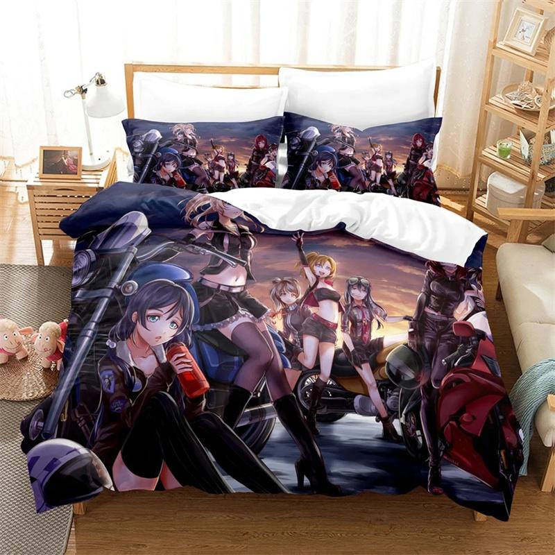 Аниме Love Live College Idol Festival Комплект постельного белья для мальчиков и девочек Twin Queen Size Пододеяльник Наволочка Детская кровать для взрослых