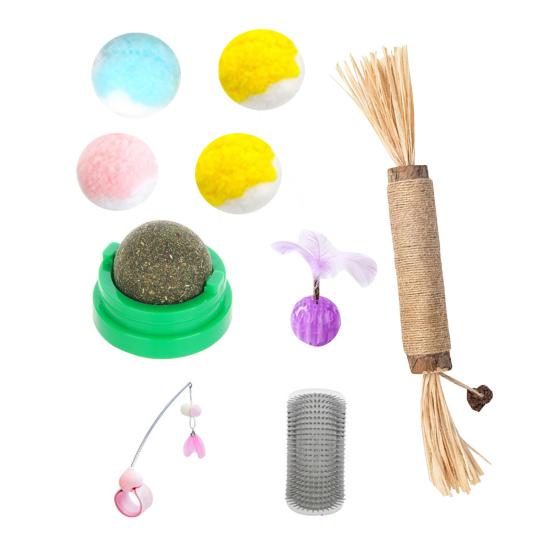 Cat Chew Toy Natural Silver Vine Dental Stick Cats Teeth Cleaning Self-play Toy Safe Catnip Chew Stick for Indoor Cats Playing Promotes Dental Health