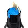 16Mm Stainless Steel Rotary Selector Switch, 3-Position Switch, 12V Led Light Button Switch