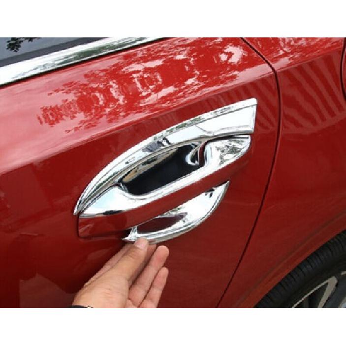 Chrome Car Exterior Door Handle Bowl molding Cover Trim For Kia Forte -