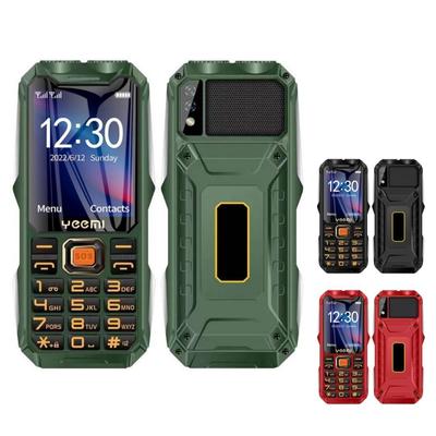 YEEMI Q8 GSM 2G Мобильный телефон 2,4 дюйма HD экран Две SIM-карты Двойной фонарик Защищенный телефон Большая кнопка Большая батарея Мобильный телефон