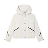 White Series Casual Comfortable Warm Loose Cotton Jacket Women Jackets Steam-White F11W513901F-IV