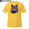 Уличная футболка с волком – Крутой волк в очках, городская графическая футболка