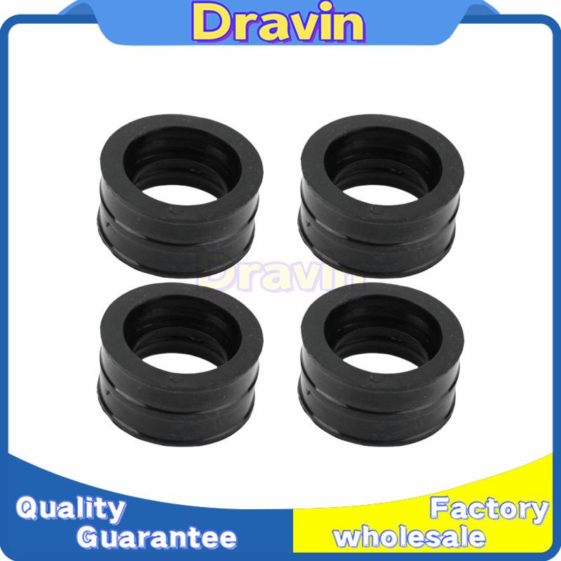 New 4PCS Carburetor Intake Manifold Boots For 1979-1982 Honda CB650 CB650C CB650SC 16211460770 16211-460-770 16211 460 770