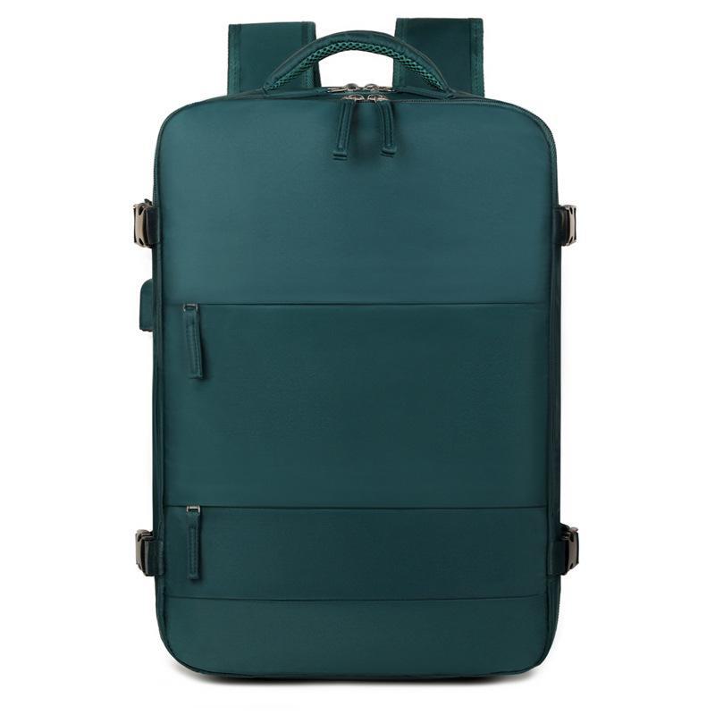 Unisex Business & Travel Backpack - Large Capacity, Expandable, Stylish Design for Short Trips & Laptop Storage