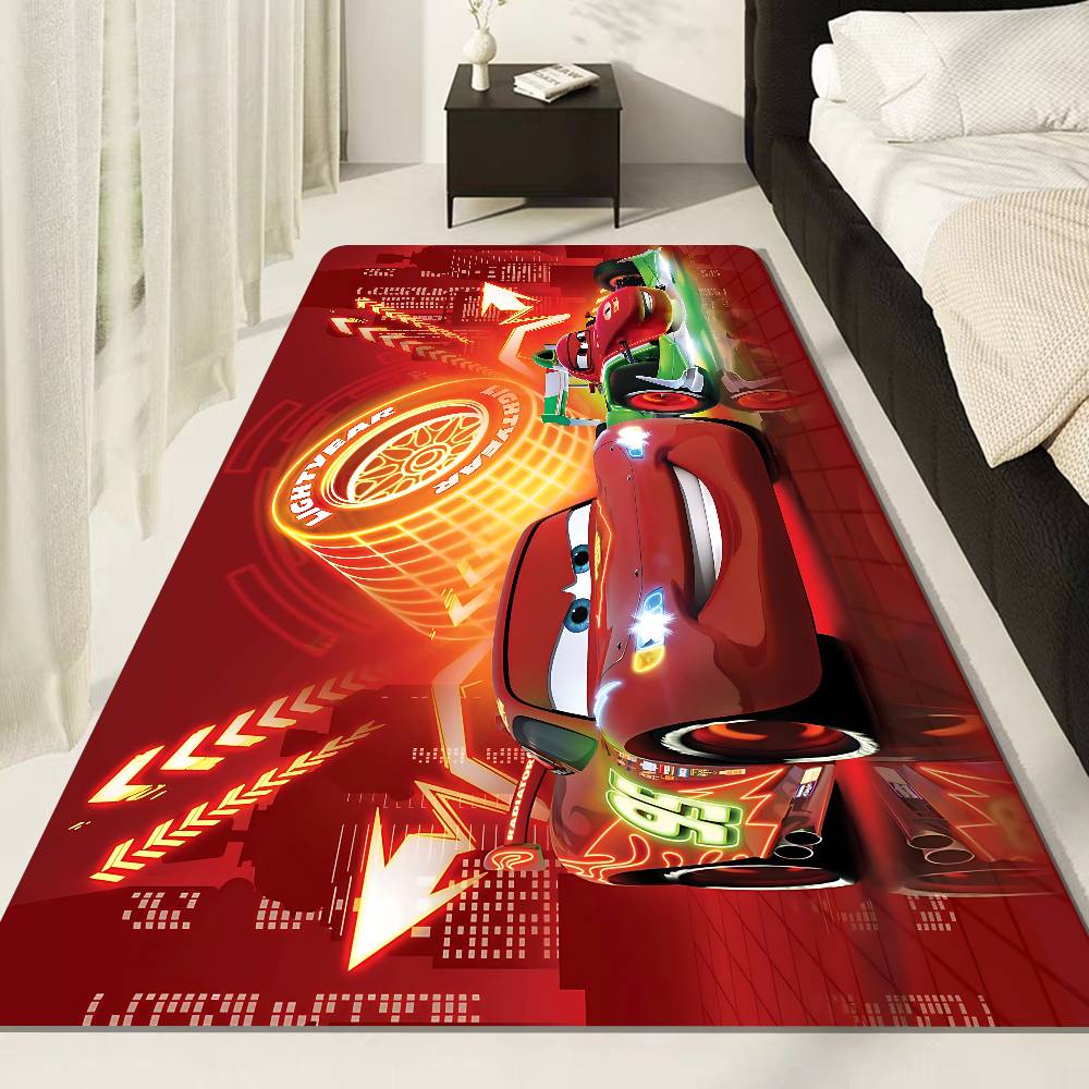 Cars Lightning Mcqueen Kitchen Mat Nordic Style Bedroom Living Room Doormat Home Balcony Anti-Slip Welcome Rug