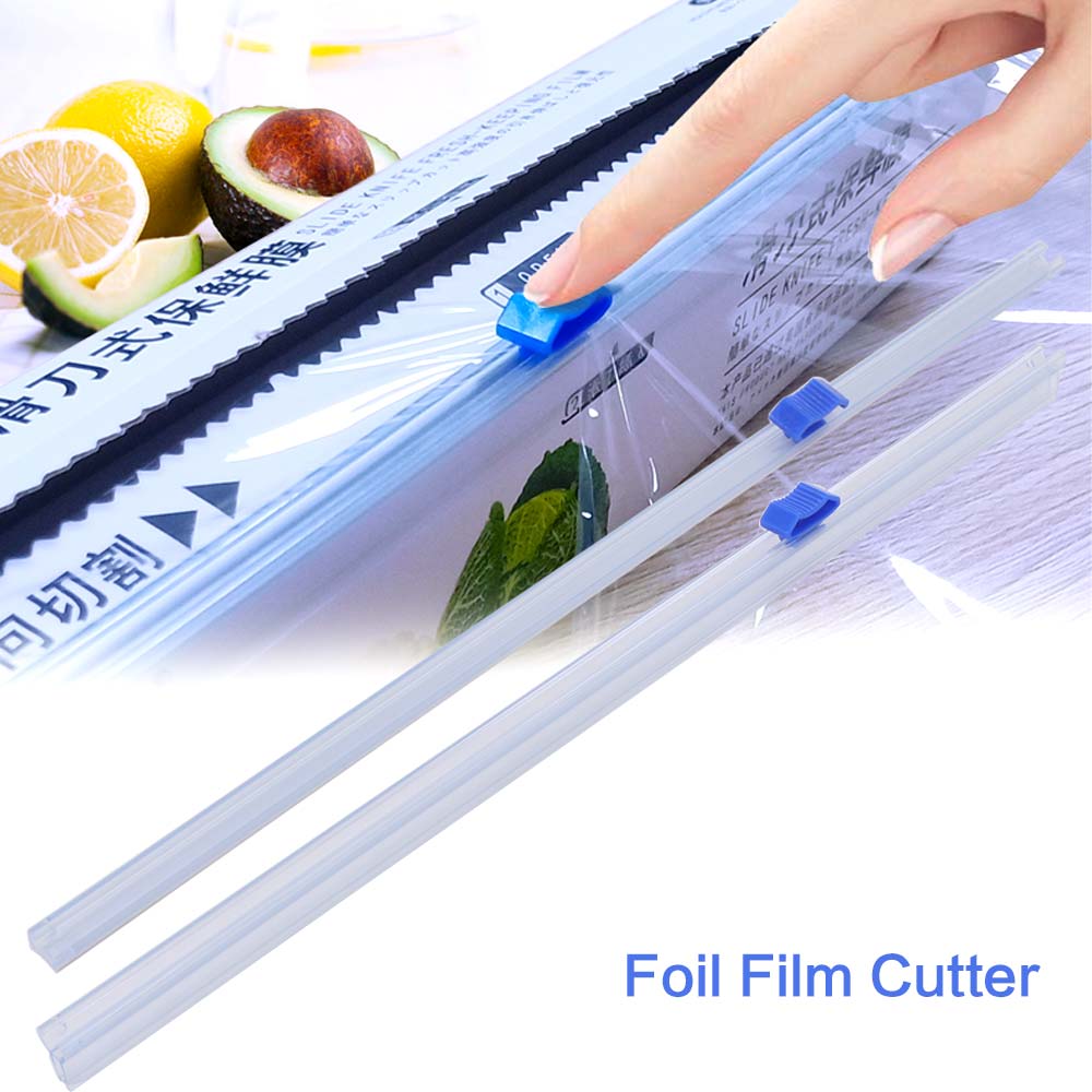 3pcs Reusable Foil Film Cutter Convenient Food Cling Film Cutter Plastic Wrap Dispensers Kitchen