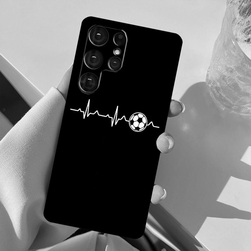 Football Soccer Ball Case For Samsung Galaxy S22 S21 Ultra Note 20 S8 S9 S10 Note 10 Plus S20 FE S21 FE Cover